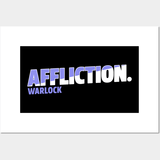 Affliction Warlock Wall Art by Sugarpink Bubblegum Designs